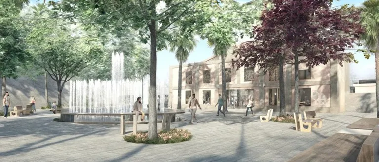 Castelldefels renueva la Plaça de l'Estació para crear un espacio moderno y accesible