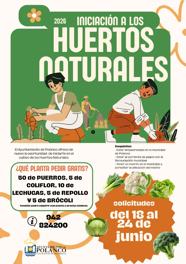 Polanco reparte plantas gratuitas para huertos urbanos del 18 al 24 de junio