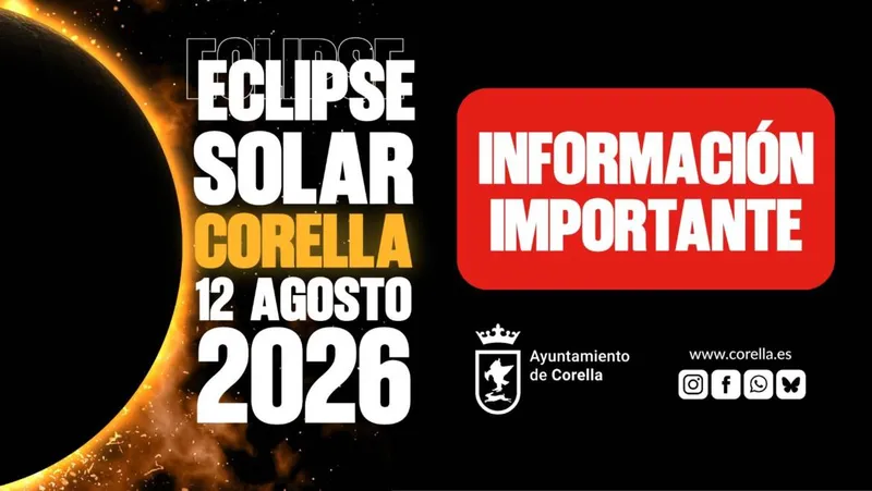 Corella habilita transporte público para el eclipse solar de 2026
