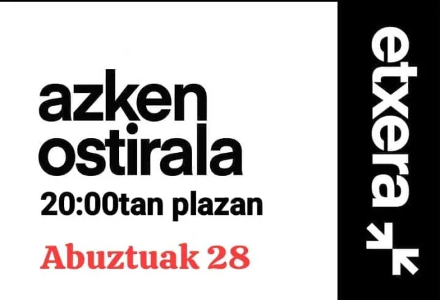 Convocatoria de concentración en Zaldibia por los presos y huidos políticos vascos