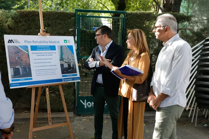 Madrid destina 16 millones a rehabilitar viviendas en Carabanchel