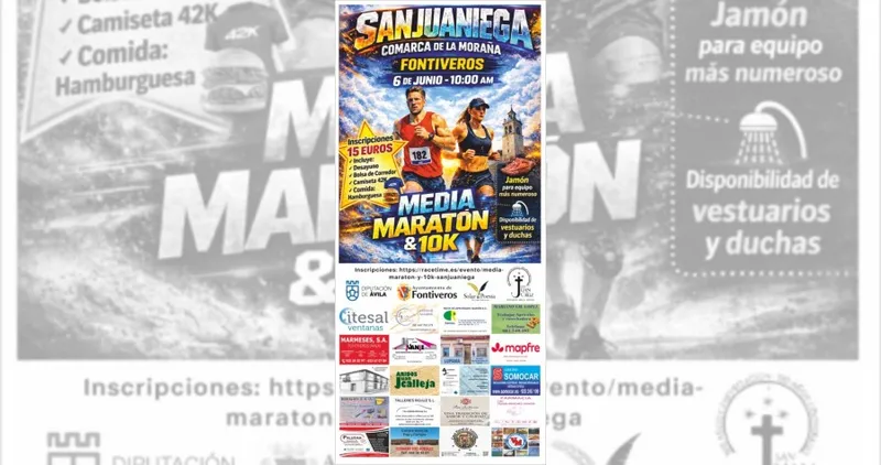 Fontiveros celebra la Media Maratón y 10K Sanjuaniega el 6 de junio
