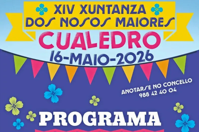 Cualedro celebra la XIV Xuntanza Dos Nosos Maiores y avanza en mejoras de infraestructuras
