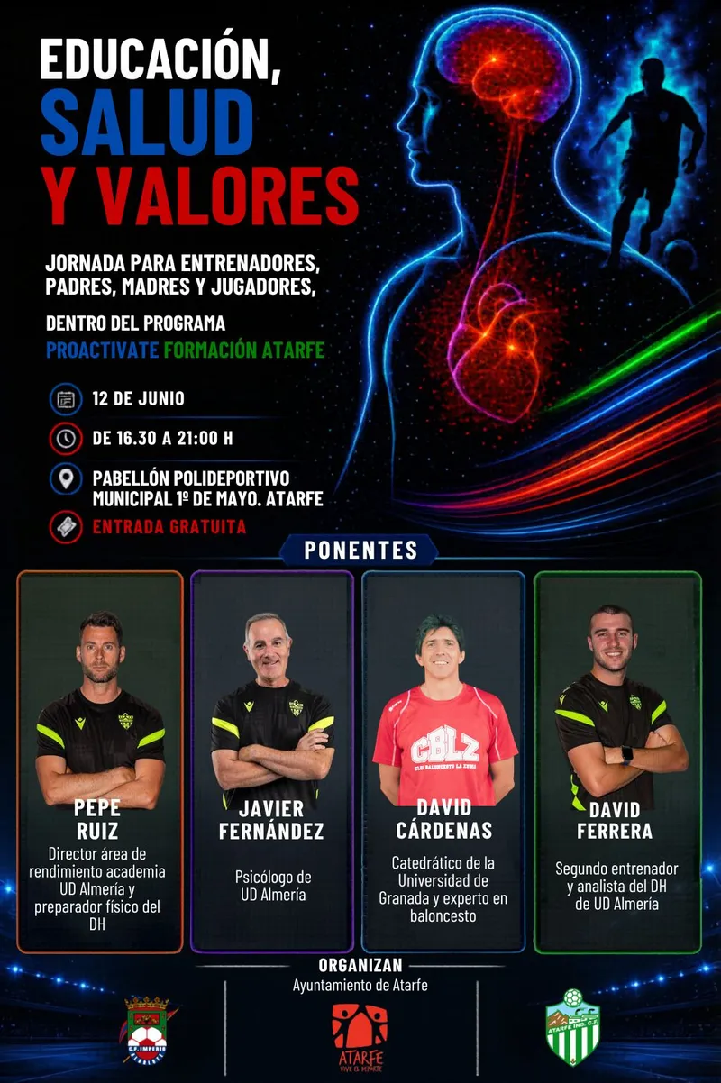 Atarfe acoge una jornada formativa sobre valores en el deporte base