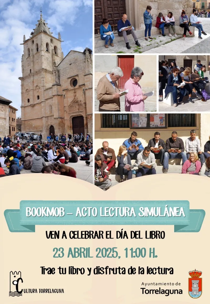 Torrelaguna celebra el Día del Libro con una lectura simultánea en la Plaza Mayor