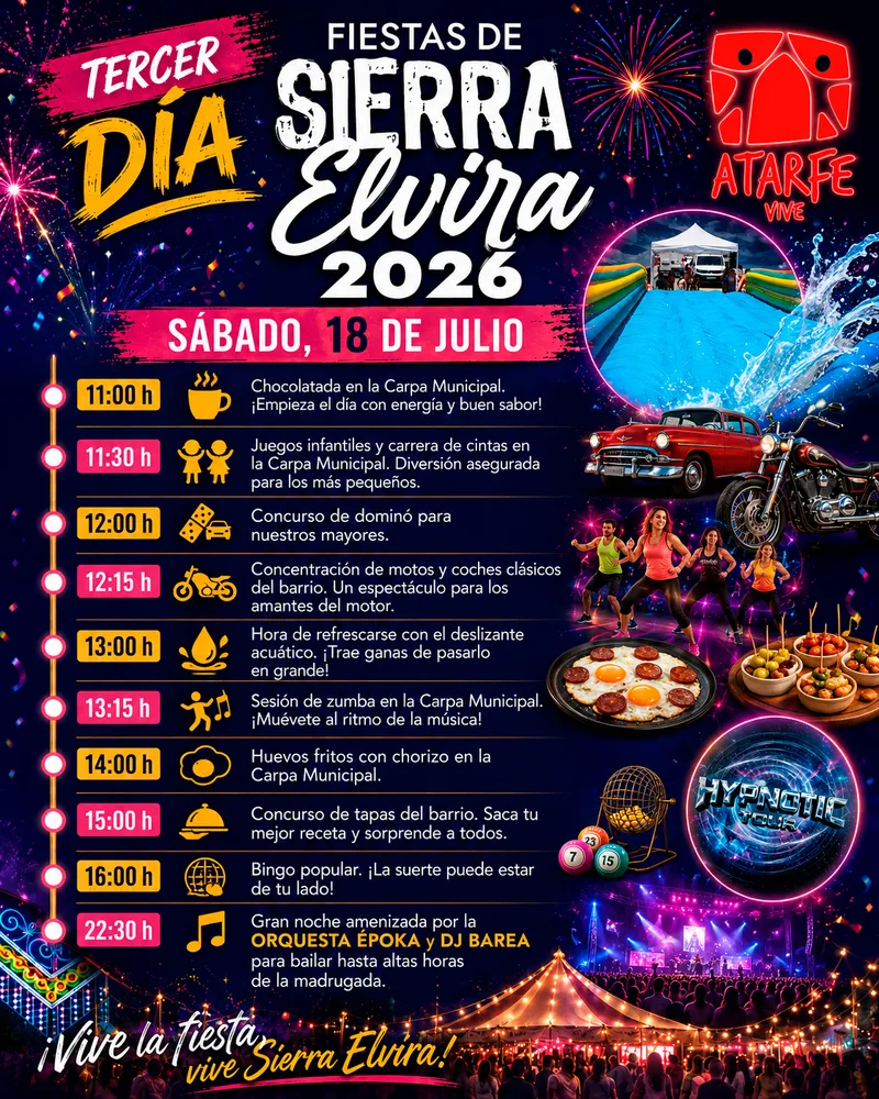 Sierra Elvira celebra su tercer día de fiestas con un programa repleto de actividades
