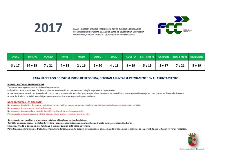 Beniarrés impulsa el reciclaje con información del Centro de Educación Ambiental