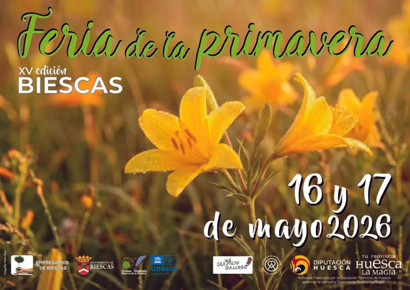Biescas abre el plazo para la Feria de Primavera 2026