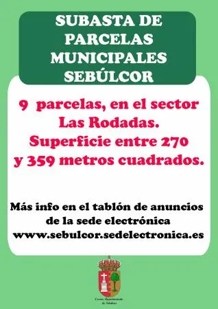 Sebúlcor lanza una guía para la licitación de parcelas municipales