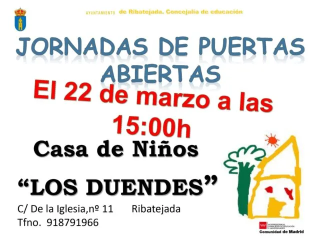 Casa de Niños Los Duendes abre sus puertas en Ribatejada para el curso 2023-2024