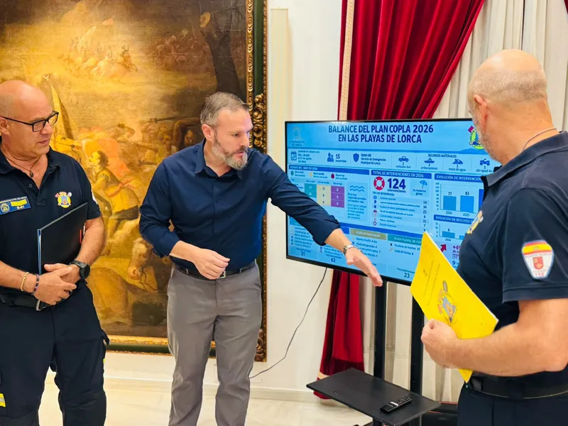 Lorca: Balance positivo del Plan COPLA con 124 intervenciones y 9 rescates en playas
