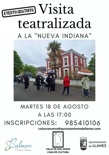 Visita teatralizada para descubrir el patrimonio indiano de Nueva de Llanes