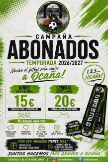 El Villa de Ocaña F.S. lanza su campaña de abonados para la nueva temporada