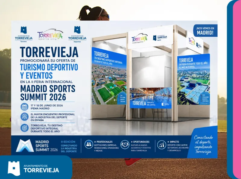 Torrevieja se promociona como destino de turismo deportivo en Madrid Sports Summit