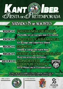 La peña Kant-Iber de Reinosa organiza su fiesta de pretemporada con actividades para todos