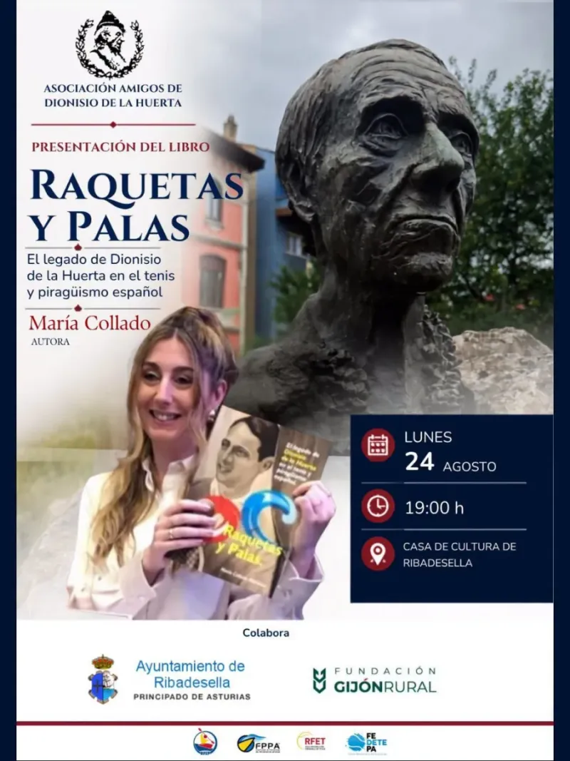 Presentación del libro "Pelotas y palas" de María Collado en Ribadesella