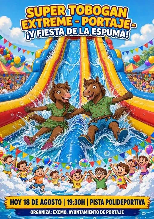 Portaje celebra el 'Super Tobogán Extreme' este sábado
