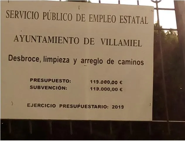 Villamiel aprueba la subvención AEPSA para el arreglo de caminos rurales
