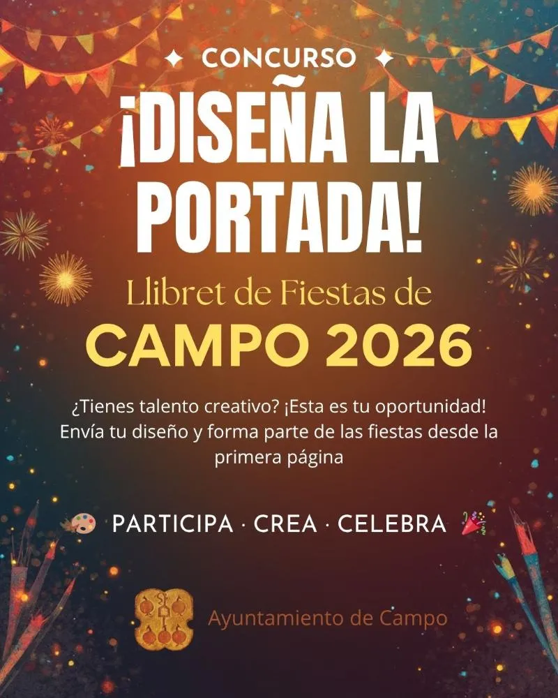 Concurso de portadas para el Llibret de Fiestas de Campo 2026