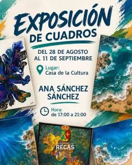 Exposición de cuadros en la Casa de la Cultura de Recas hasta el 11 de septiembre