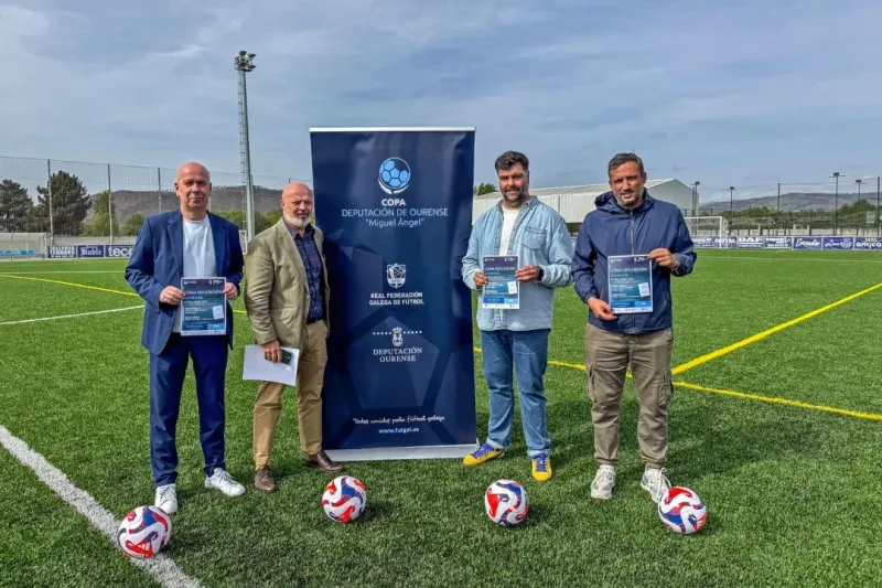 Verín acogerá las finales de la Copa Diputación de Fútbol Base 2026