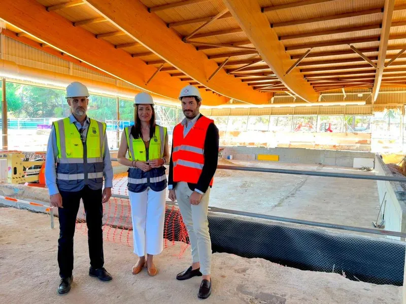 Avanzan las obras del polideportivo Huerta Vieja de Majadahonda con una inversión de 4,5 millones de euros
