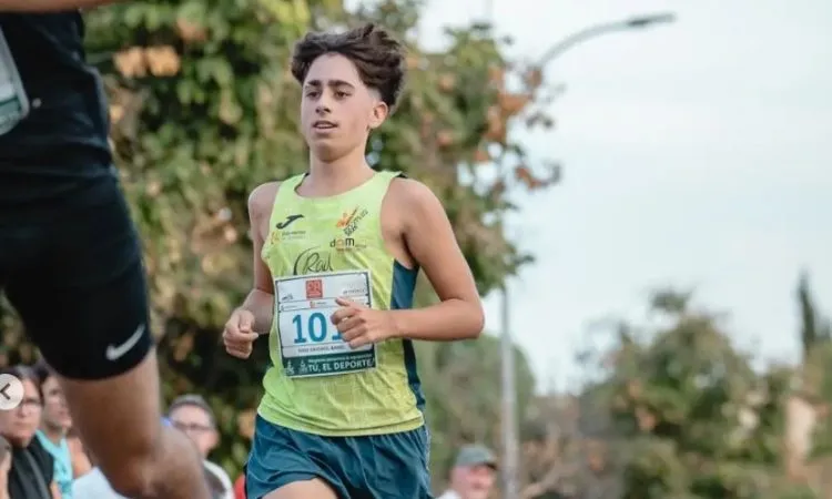 Ángel Gómez Sánchez, atleta de Casariche, quinto en el Campeonato de Andalucía de Milla y 5 km