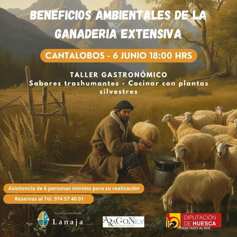 Taller gastronómico 'Sabores Trashumantes' llega a Cantalobos