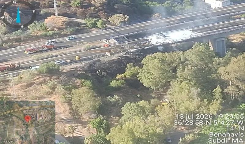 Doble tragedia en la AP-7 de Benahavís: dos fallecidos y siete heridos en un grave accidente