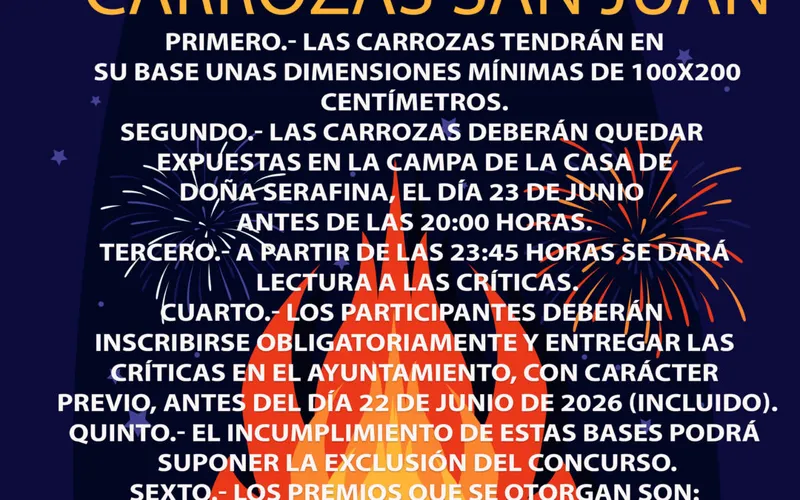 Colindres convoca la tradicional Quema de San Juan con premios para carrozas y críticas