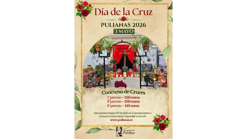 Pulianas abre el plazo para su tradicional Concurso de Cruces de Mayo 2026