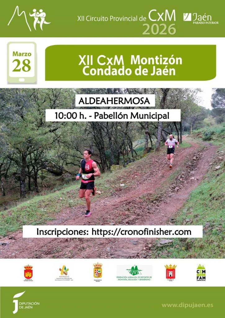 La XII Carrera por Montaña Montizón-Condado de Jaén se celebrará el 28 de marzo