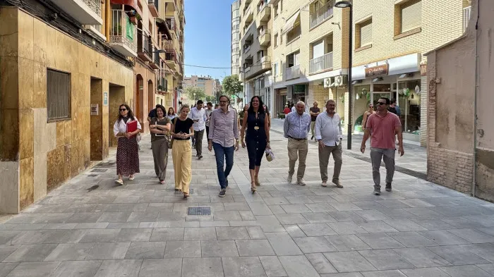 Huesca estrena la reurbanizada calle Padre Huesca con una inversión superior a 877.000 euros