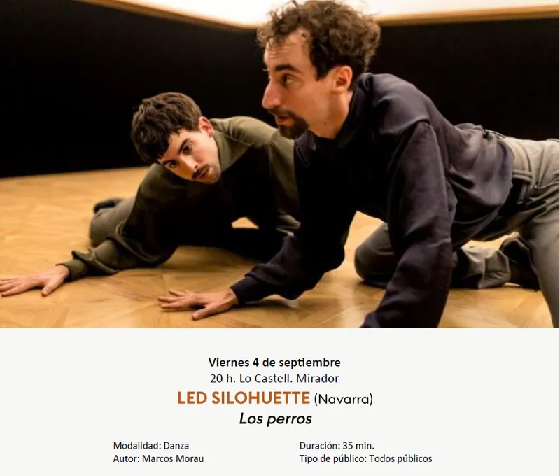 Fraga acoge 'Los perros (danza)' en el Festival de los Castillos
