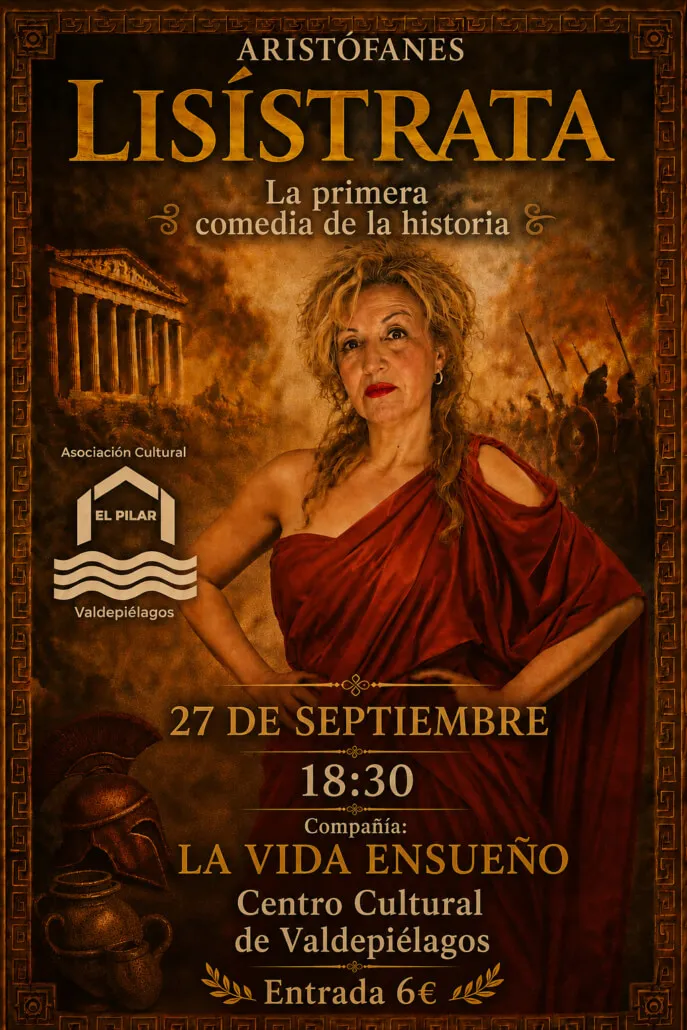 Valdepiélagos acoge la representación teatral de 'Lisístrata'