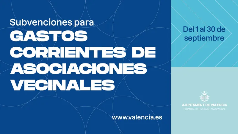 València abre el plazo para subvenciones a asociaciones vecinales