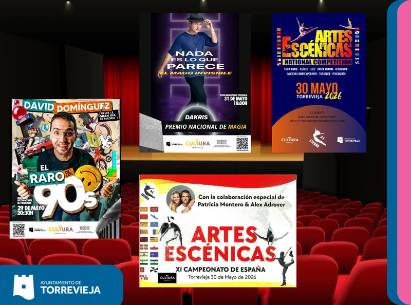Torrevieja se llena de cultura este fin de semana con magia, humor y danza