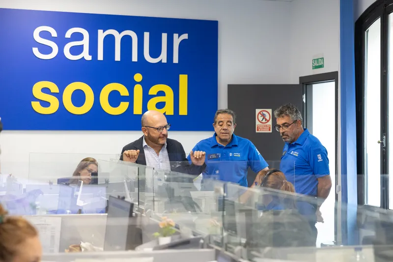 SAMUR Social atendió a más de 150 personas sin hogar durante la ola de calor en Madrid