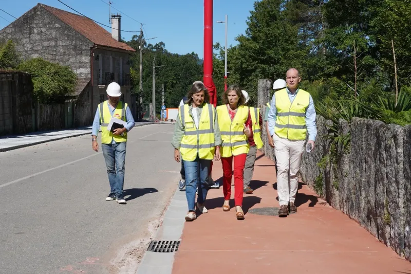 La Diputación de Pontevedra invierte 660.000 euros en mejorar la seguridad peatonal en Ponteareas