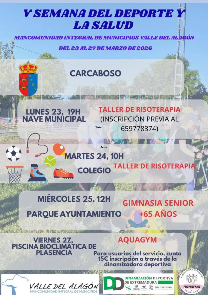 Carcaboso celebra la V Semana del Deporte y la Salud