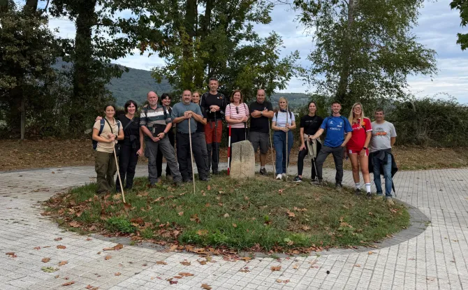 El Pleno de Irun completa la tercera etapa de la ruta de mojones con la frontera de Hondarribia