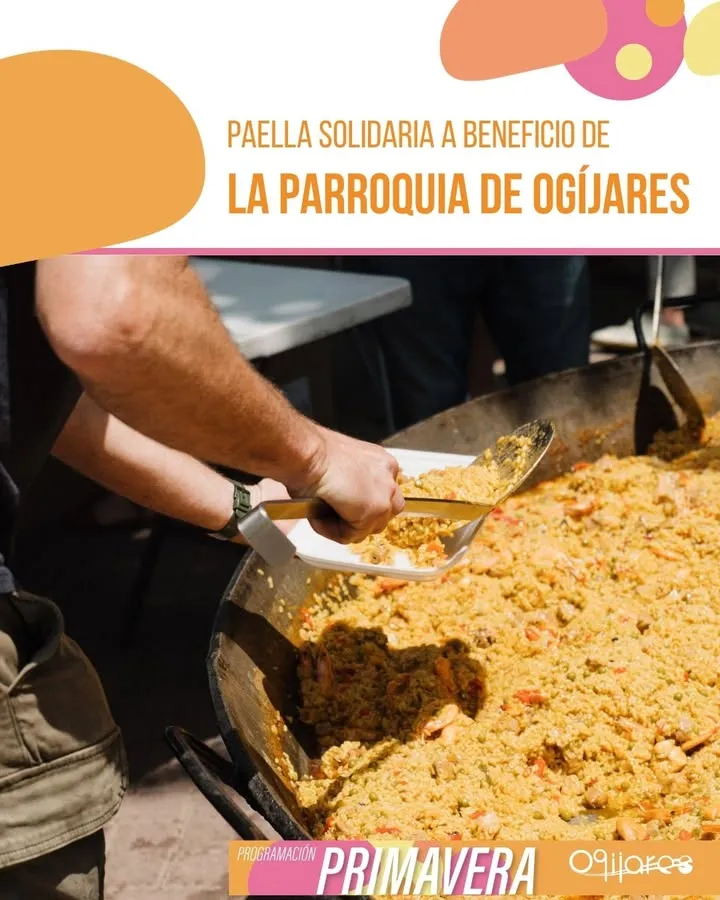Ogíjares celebra su tradicional Paella Solidaria para recaudar fondos para la parroquia