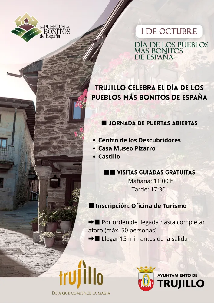 Trujillo celebra el Día de los Pueblos Más Bonitos de España con actividades culturales