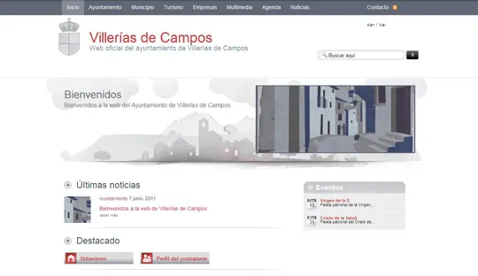 Villerías de Campos estrena su portal municipal en internet