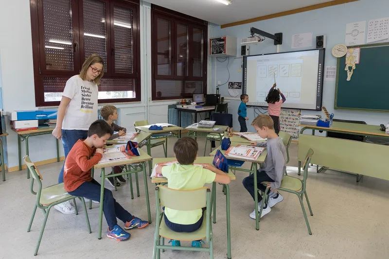 El Colegio Virgen del Rosario de Fontellas apuesta por una educación personalizada y bilingüe