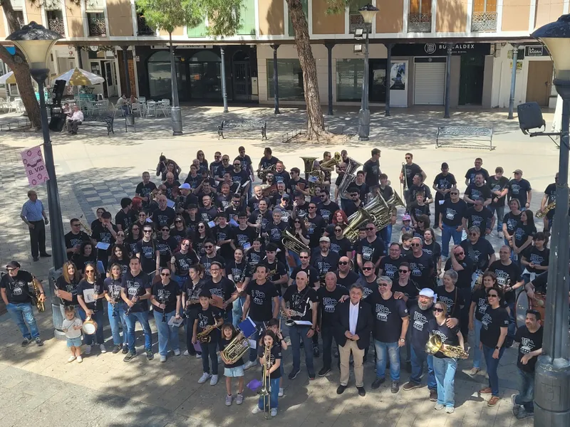 La Banda Municipal de Daimiel celebra 150 años con un emotivo encuentro de músicos
