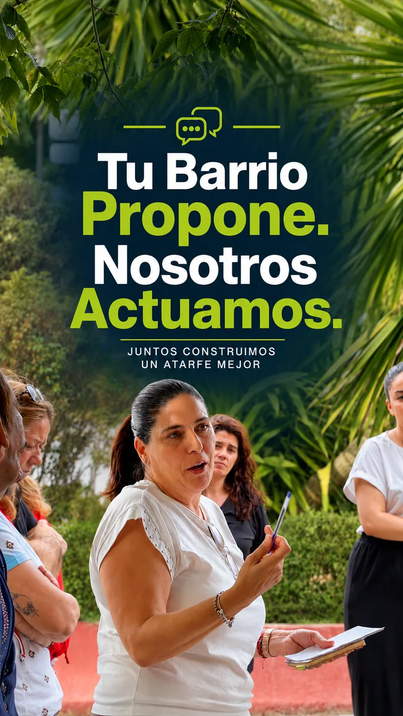 Atarfe escucha a sus vecinos en la segunda Reunión de Barrio