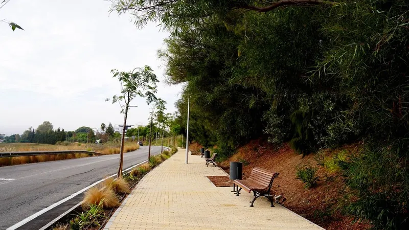 Estepona finaliza la urbanización de la carretera de Benahavís con una inversión de 1,3 millones de euros