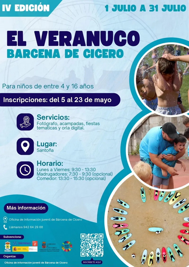 Bárcena de Cicero abre inscripciones para campamento de verano multideporte en julio