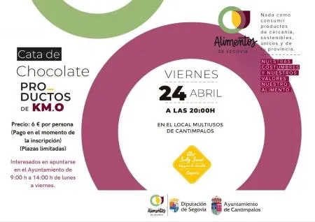 Cantimpalos organiza una cata de chocolate para el 24 de abril